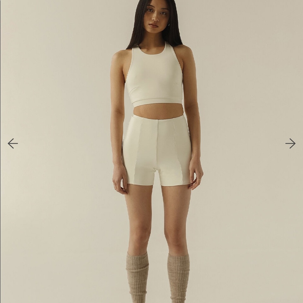 Norba cream shorts